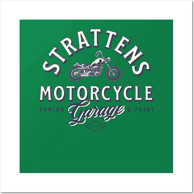 Vintage Motorcycle Shirt Wall Art by Farm Road Mercantile 